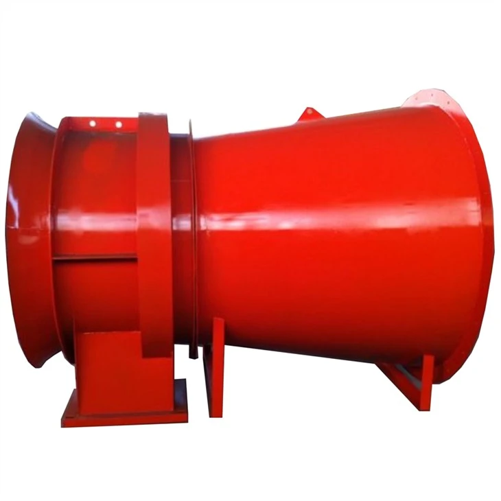 Mine auxiliary ventilation axial flow fan